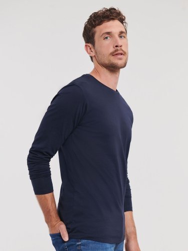 T-shirt uomo  manica lunga 100% cotone organico