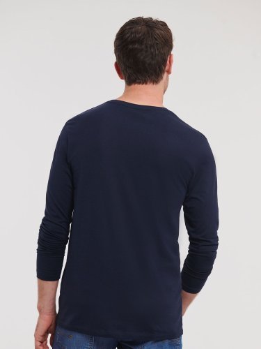T-shirt uomo  manica lunga 100% cotone organico