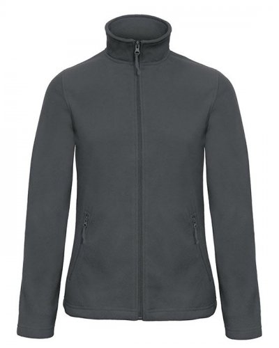 Micropile donna zip intera Dark Grey