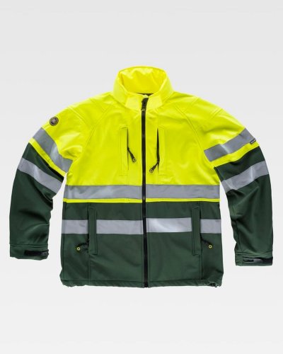 Giacca Workshell alta visibilità