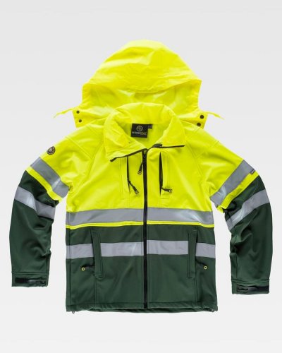 Giacca Workshell alta visibilità