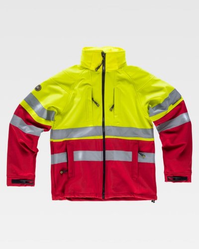 Giacca Workshell alta visibilità