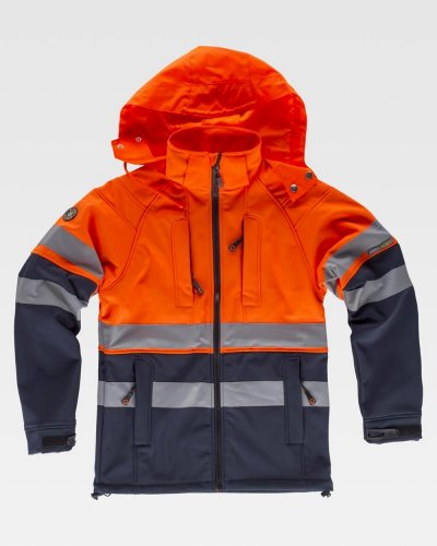 Giacca Workshell alta visibilità