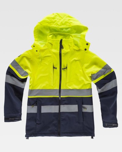 Giacca Workshell alta visibilità