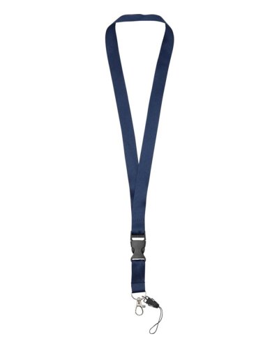 Lanyard porta cellulare Sagan con fibbia rimovibile Navy