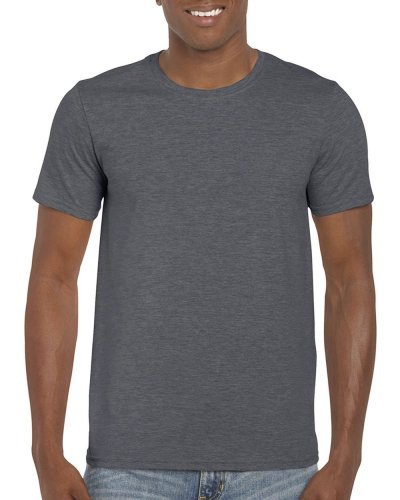 T-shirt Gildan Soft-Style Taglie forti Dark Heather