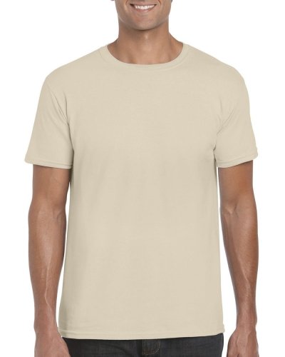 T-shirt Gildan Soft-Style Taglie forti Sand