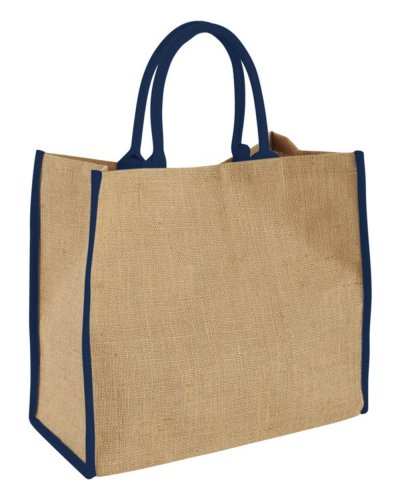 Shopper in juta Large Natural/Navy