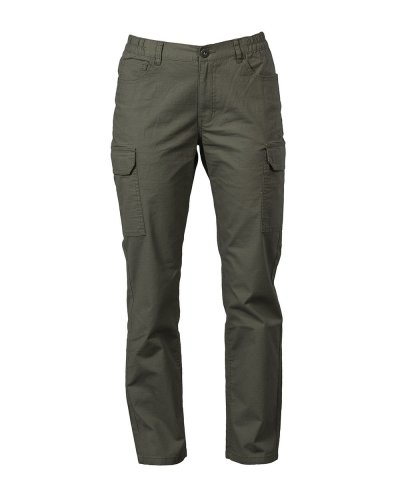 Pantalone multitasche elasticizzato Thailand Lady Army Green