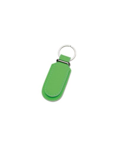 Portachiavi Similpelle Verde