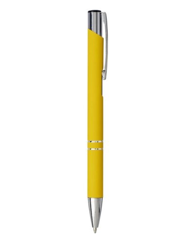 Penna a sfera a scatto Moneta soft touch