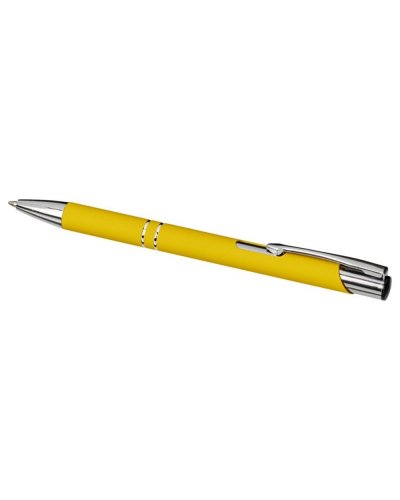 Penna a sfera a scatto Moneta soft touch