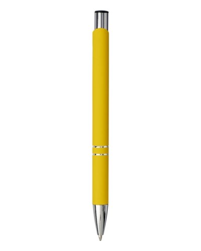 Penna a sfera a scatto Moneta soft touch
