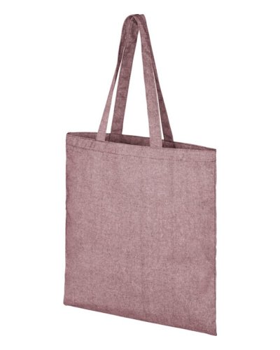 Tote bag in cotone riciclato Pheebs Marrone melange