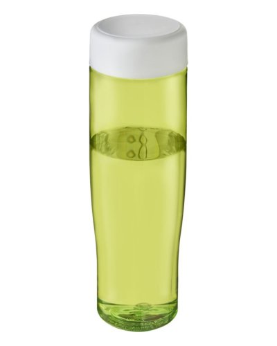 Borraccia H2O Tempo da 700 ml con tappo a vite Lime / Solido Bianco