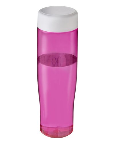 Borraccia H2O Tempo da 700 ml con tappo a vite Rosa / Solido Banco