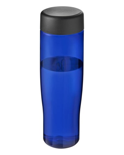 Borraccia H2O Tempo da 700 ml con tappo a vite Blu / Nero