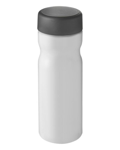 Borraccia H2O Base da 650 ml con tappo a vite Bianco/Grigio