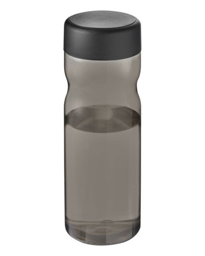 Borraccia H2O Base da 650 ml con tappo a vite Carbone / Nero