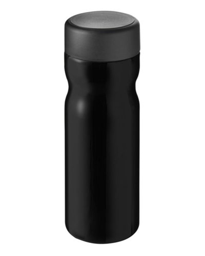 Borraccia H2O Base da 650 ml con tappo a vite Nero