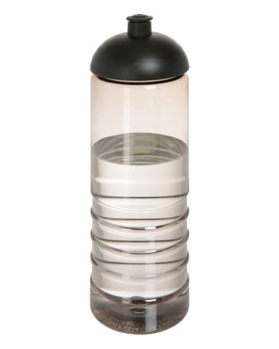 Borraccia sportiva H2O Treble da 750 ml con coperchio a cupola Charcoal / Nero
