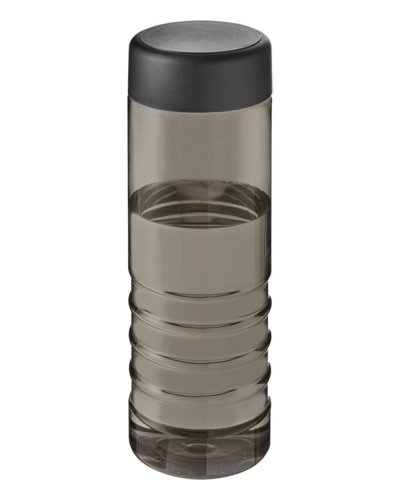 Borraccia H2O Treble da 750 ml con tappo a vite Carbone / Nero