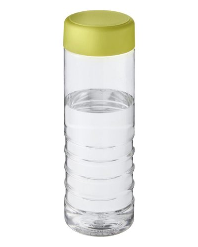 Borraccia H2O Treble da 750 ml con tappo a vite Trasparente / Lime
