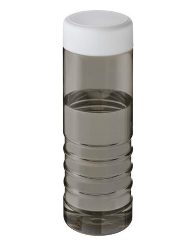 Borraccia H2O Treble da 750 ml con tappo a vite Carboncino / Bianco