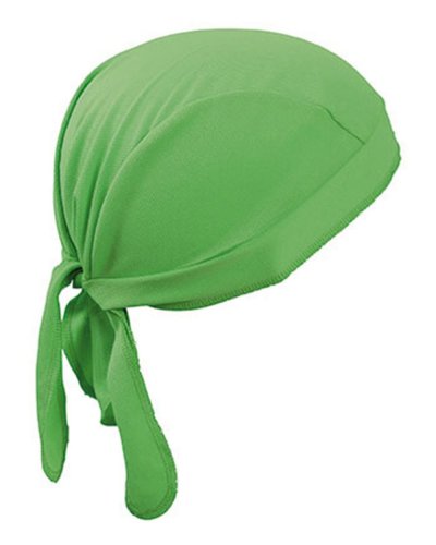 Functional Bandana Hat Lime Green