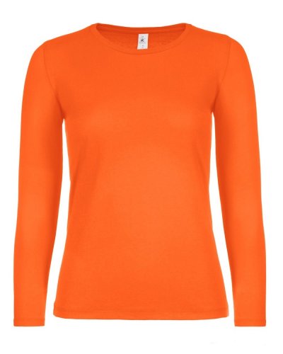 T-shirt donna E150 maniche lunghe Orange