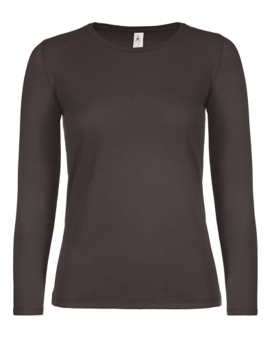 T-shirt donna E150 maniche lunghe Bear Brown