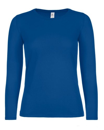 T-shirt donna E150 maniche lunghe Royal Blue