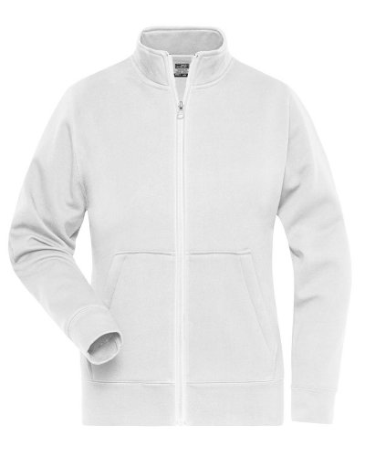 Ladies' Doubleface Work Jacket - Solid White