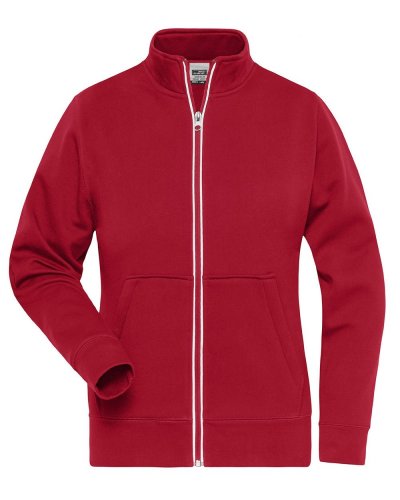 Ladies' Doubleface Work Jacket - Solid Red