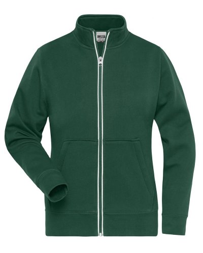 Ladies' Doubleface Work Jacket - Solid Dark Green