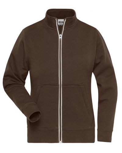 Ladies' Doubleface Work Jacket - Solid Brown