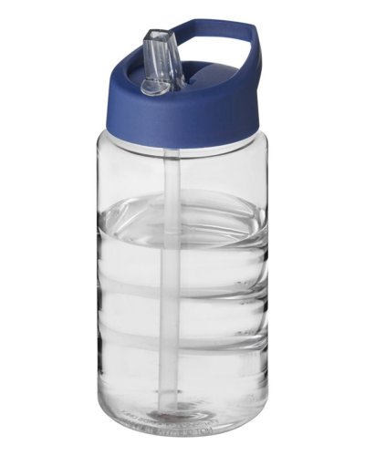 Borraccia sportiva H2O Bop da 500 ml con coperchio con beccuccio Trasparente / blue