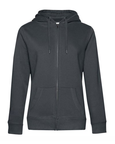 QUEEN Zipped Hood Asphalt