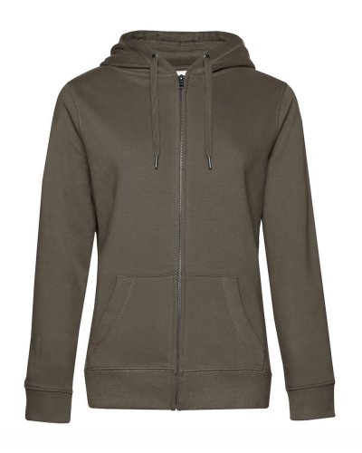 QUEEN Zipped Hood Khaki Green