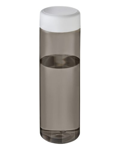 Borraccia H2O Vibe da 850 ml con tappo a vite Carboncino / Bianco