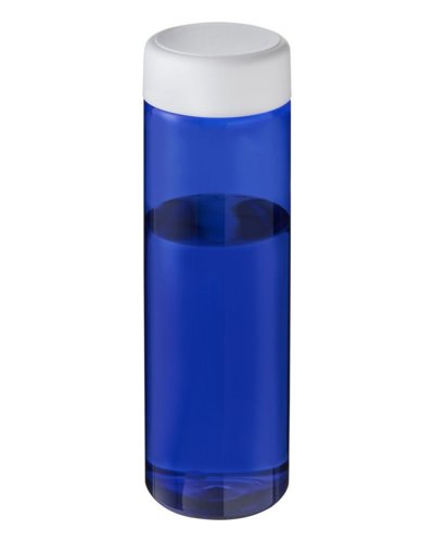 Borraccia H2O Vibe da 850 ml con tappo a vite Blu / Bianco