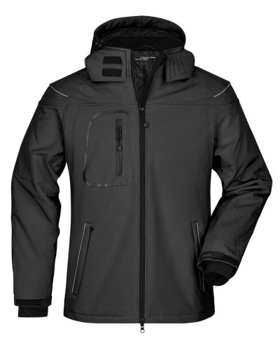 Men's Winter Softshell Jacket Black