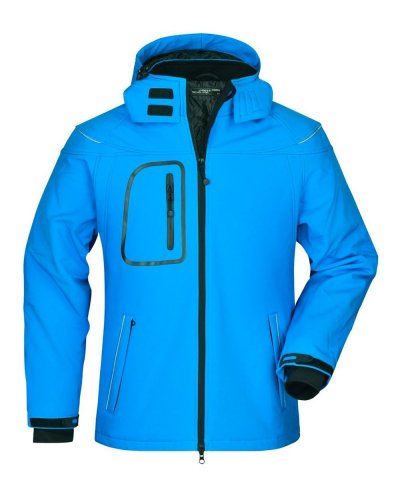 Men's Winter Softshell Jacket Aqua