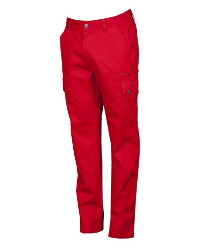 Pantalone Cotone Pesante Forest Rosso