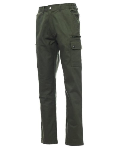 Pantalone Cotone Pesante Forest Verde Militare