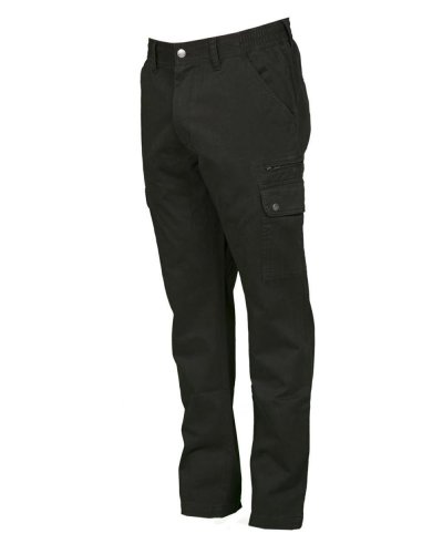 Pantalone Cotone Pesante Forest Nero