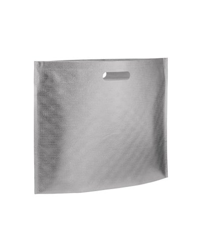 Shopper in TNT laminato metallizzata Argento