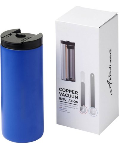 Bicchiere termico Lebou con isolamento sottovuoto in rame da 360 ml Royal Blu