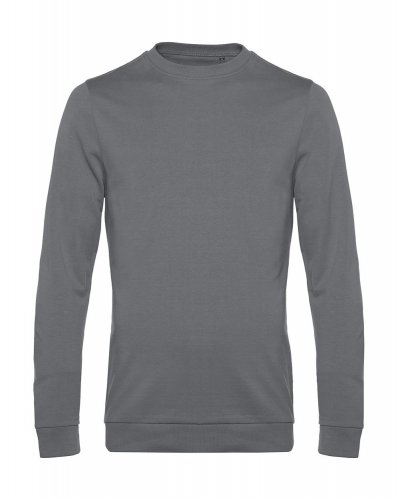 Felpa French Terry No Label girocollo Elephant Grey