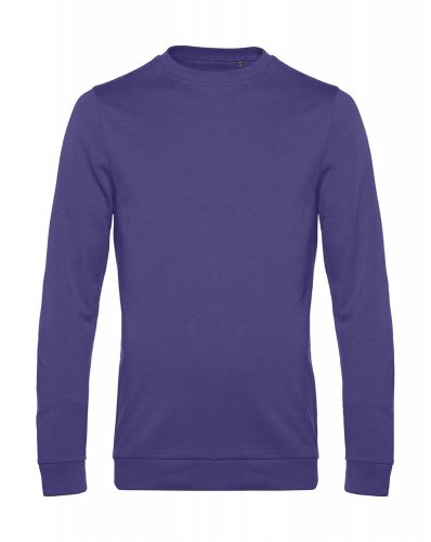 Felpa French Terry No Label girocollo Radiant purple